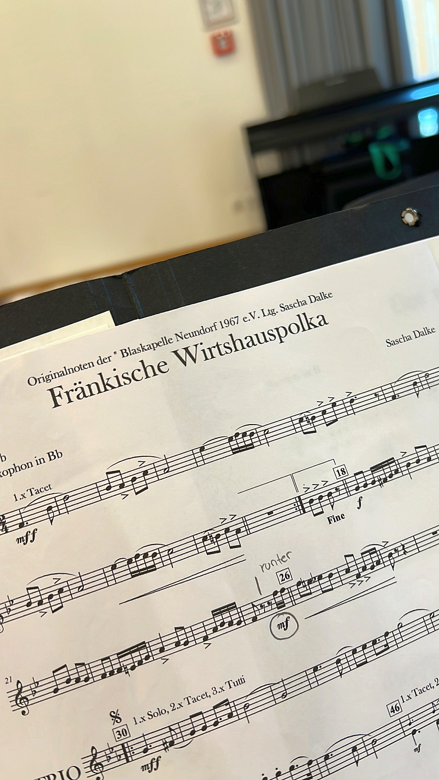 Probenwochenende in Neukirchen 2024